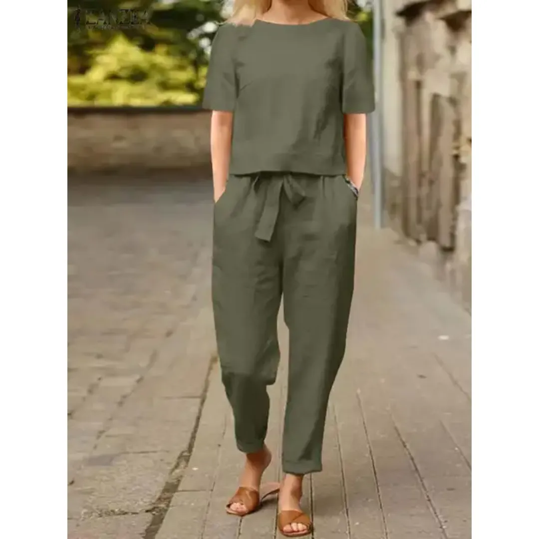 Women's Casual Pants and Top Set | Co ord