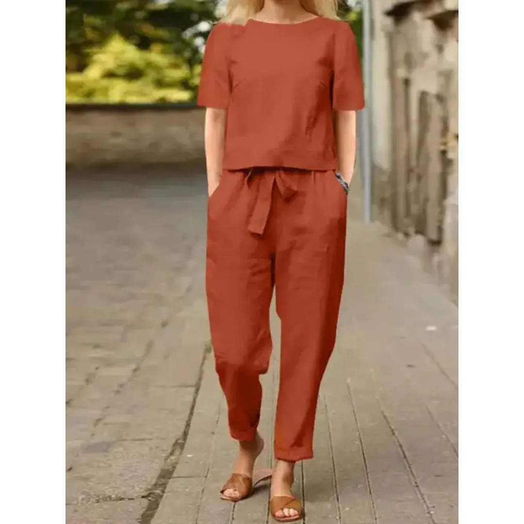 Women's Casual Pants and Top Set | Co ord