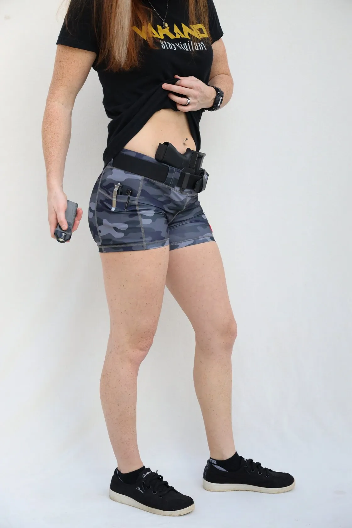 Women's Compression Carry Shorts - Twilight Camo