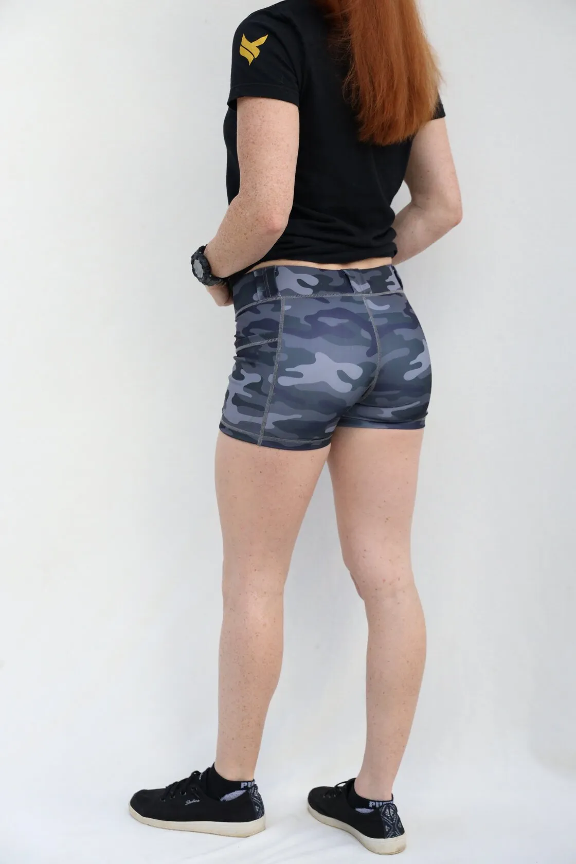 Women's Compression Carry Shorts - Twilight Camo