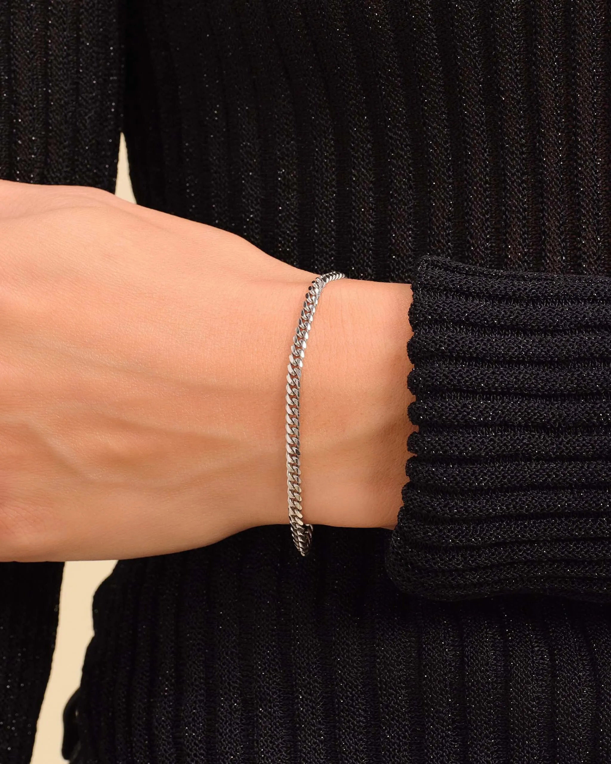 Women's Cuban Link Bracelet - 3mm