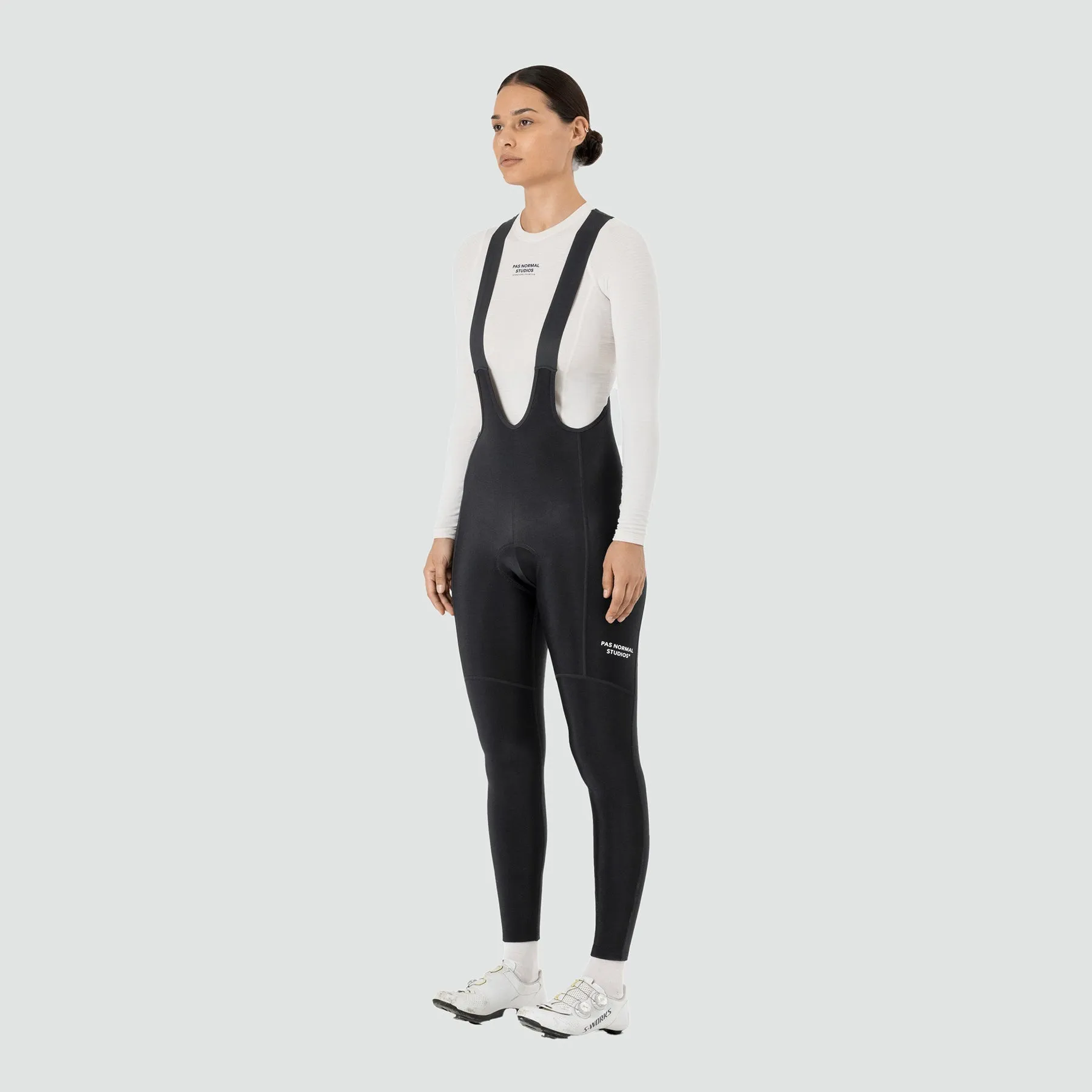 Women's Essential Thermal Long Bibs - Black