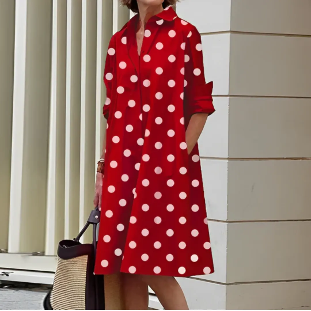Women's Formal Oversized Shirt Dress | Midi