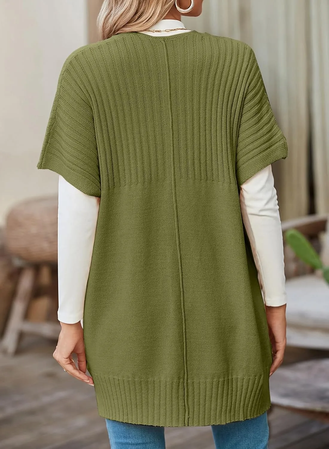 Women's Lightweight Short Sleeve Knitted Cardigan (Buy 2 Free Shipping)