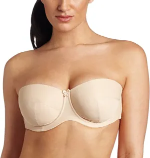 WOMENS SIZE 36FF - PANACHE, Evie 5320 Strapless Bra Chai VGUC B4