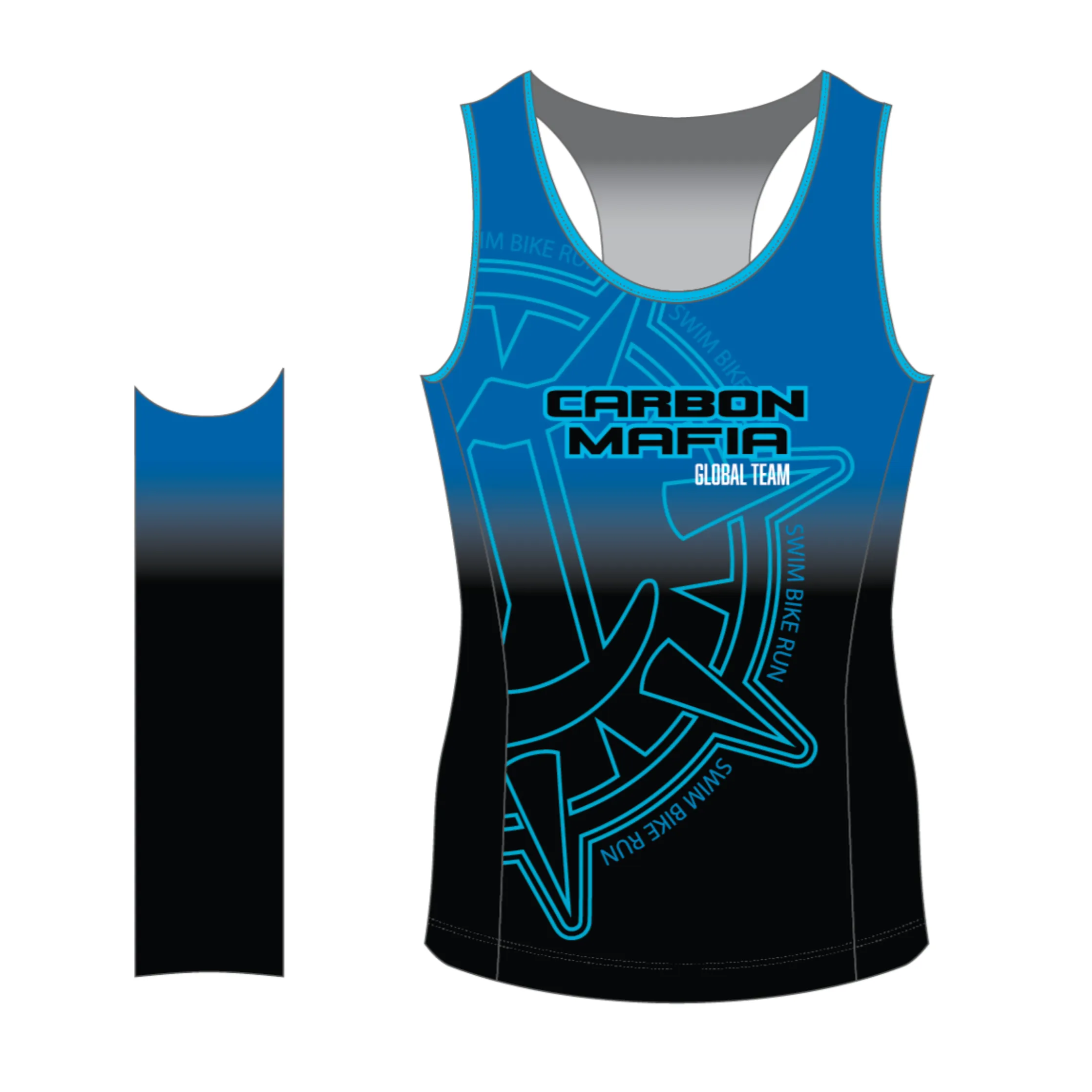 WOMENS TEAM RUN SINGLET