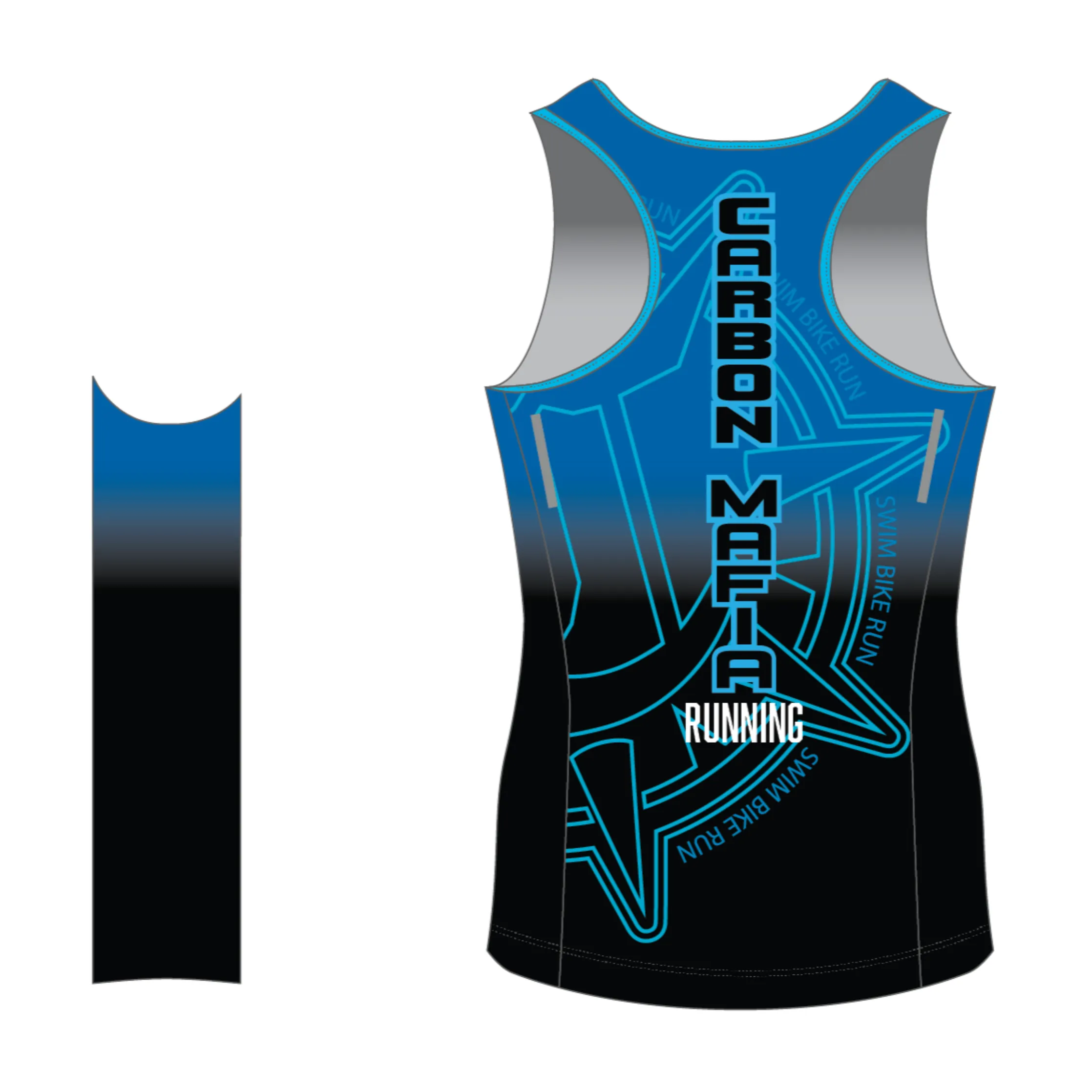 WOMENS TEAM RUN SINGLET