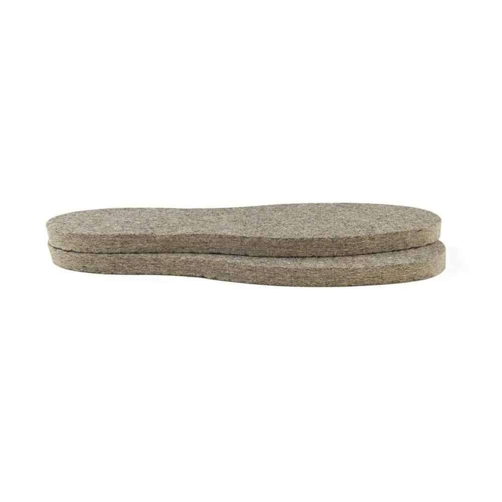 Wool Felt Insoles - 13mm Thick