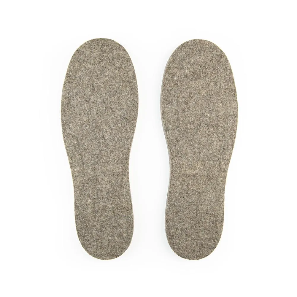 Wool Felt Insoles - 13mm Thick