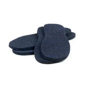 Wool Felt Insoles - 8mm Thick, 2 Pair