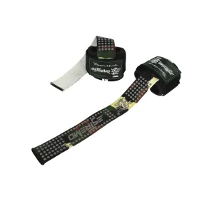 Wrist Support Bar Lifting Straps - Camouflage