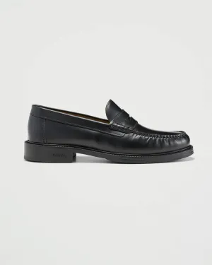 Yardee Mocassin Loafer Black Polido Leather