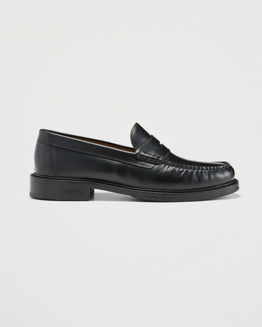 Yardee Mocassin Loafer Black Polido Leather