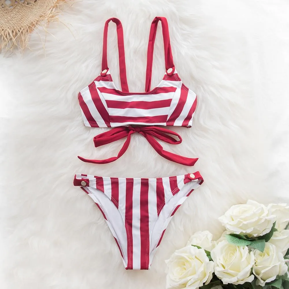 Zane Striped Bikini