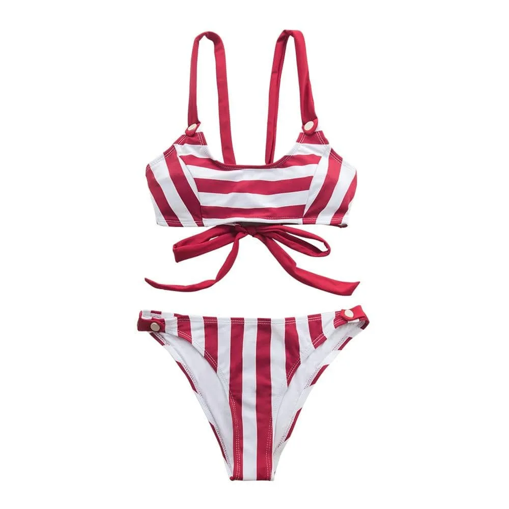 Zane Striped Bikini