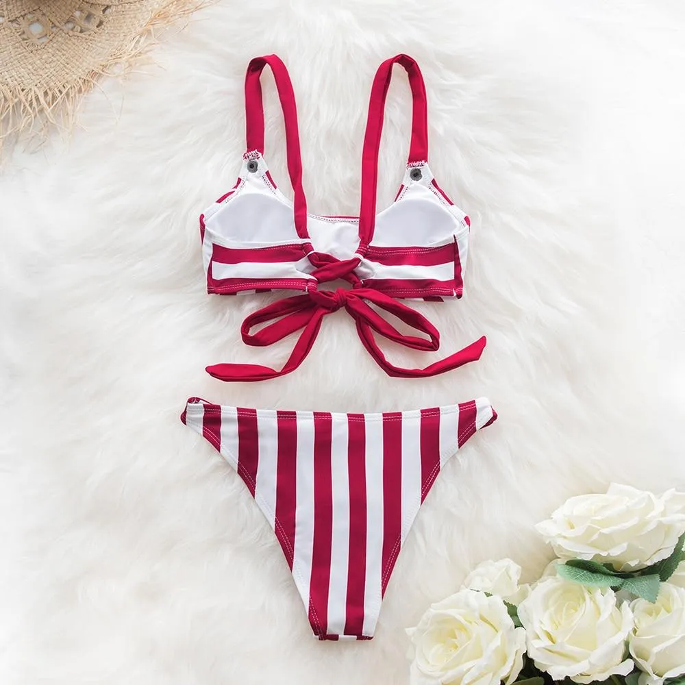 Zane Striped Bikini
