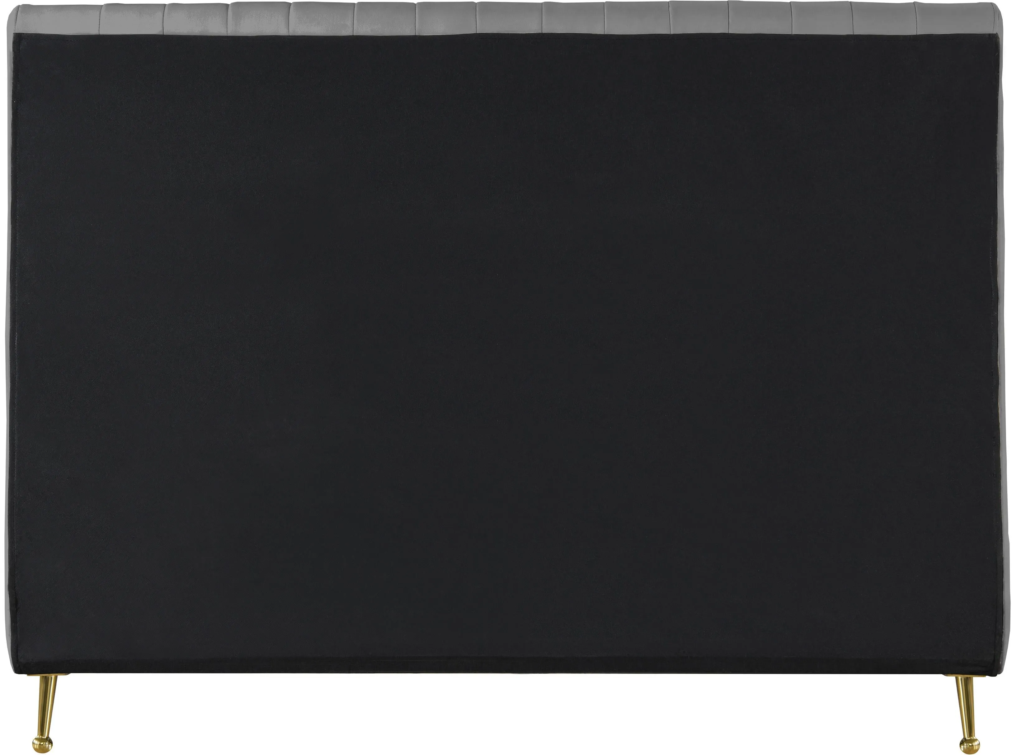 Zara Grey Velvet Full Bed (3 Boxes)