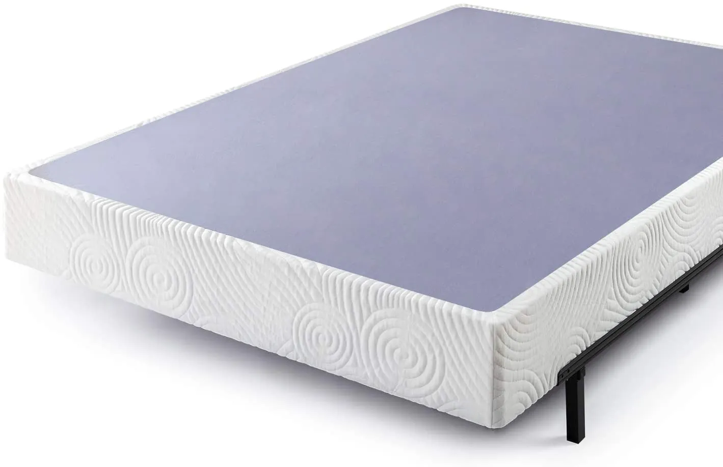 Zinus 9 Inch High Profile Metal Smart Box Spring / Mattress Foundation / Wood Slat Support / Easy Assembly, Queen! Eliminates the problem of a box spring not fitting up stairways, halls etc. Comes in a box to be assembled! Retails $189 