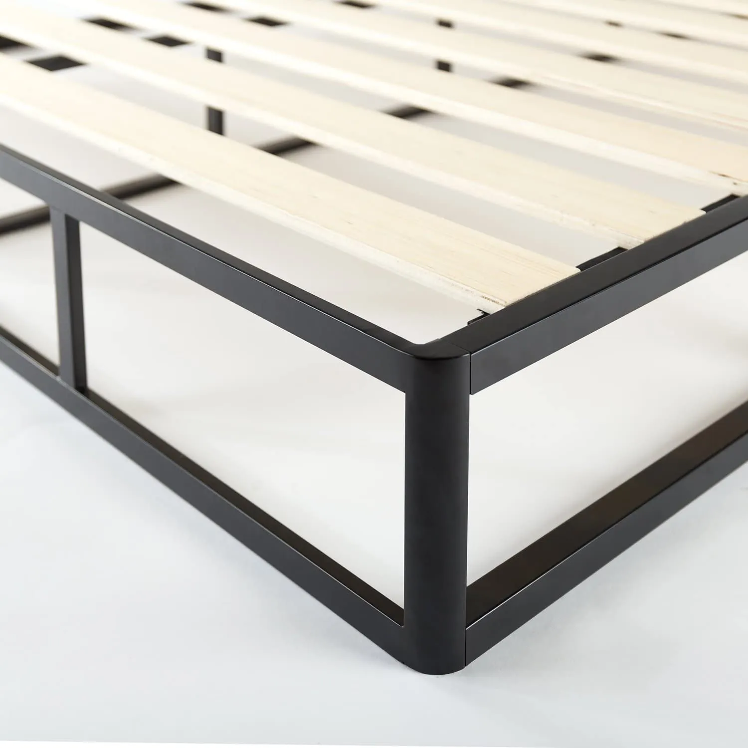 Zinus 9 Inch High Profile Metal Smart Box Spring / Mattress Foundation / Wood Slat Support / Easy Assembly, Queen! Eliminates the problem of a box spring not fitting up stairways, halls etc. Comes in a box to be assembled! Retails $189 